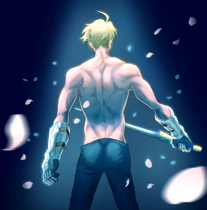 騎士王の背中 #FGO #プロトアーサー 