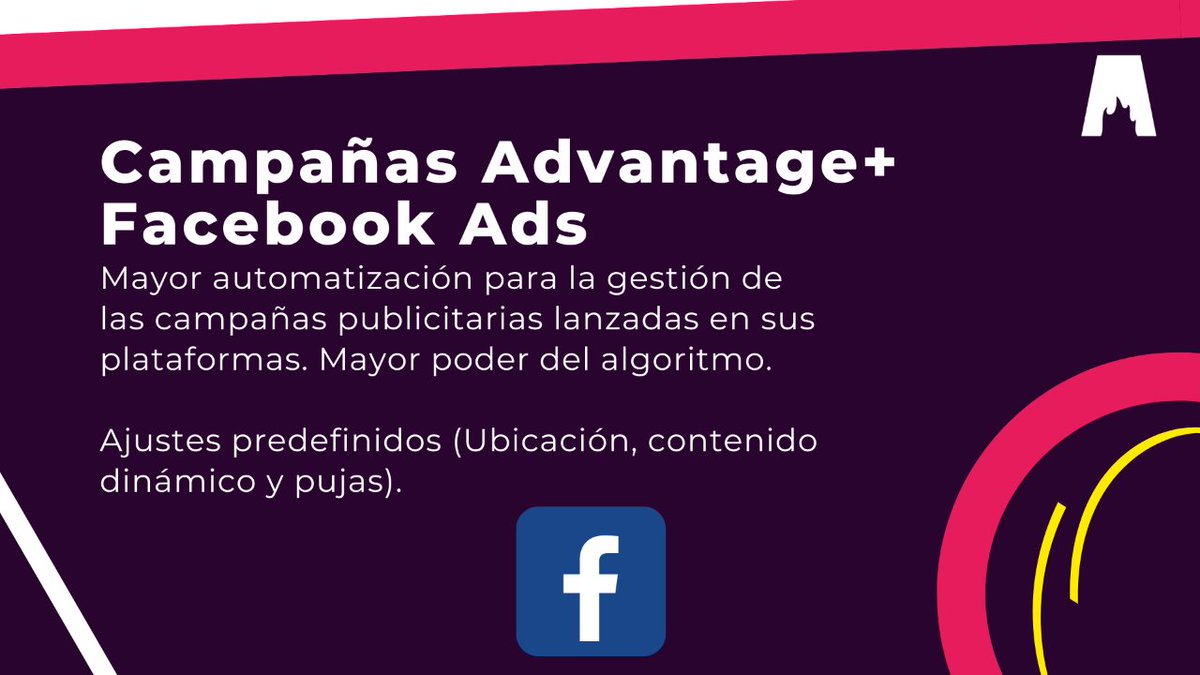 ardeagencia's tweet photo. 💡 Nuevas campañas automatizadas #GoogleAds y #FacebookAds

📌Google Ads lanza una nueva campaña donde el algoritmo decide en qué red mostrar tus anuncios

📌Facebook Ads ha lanzado campañas Advantage+. Campañas automatizadas con ajustes predefinidos

¿Has probado alguna?

#ARDE https://t.co/L5zWmy7bvR