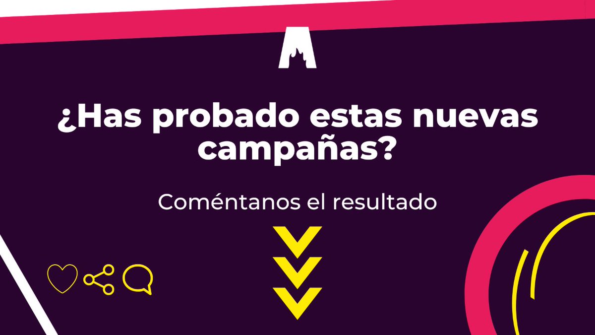 ardeagencia's tweet photo. 💡 Nuevas campañas automatizadas #GoogleAds y #FacebookAds

📌Google Ads lanza una nueva campaña donde el algoritmo decide en qué red mostrar tus anuncios

📌Facebook Ads ha lanzado campañas Advantage+. Campañas automatizadas con ajustes predefinidos

¿Has probado alguna?

#ARDE https://t.co/L5zWmy7bvR