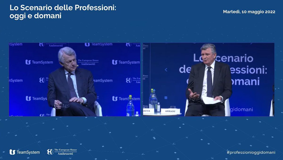 .<a href="/PhilippeARRAOU/">Philippe ARRAOU</a> <a href="/ETAFtax/">ETAF</a> raccomanda i liberi professionisti di vedere la tecnologia come uno strumento utile e integrabile col lavoro umano, che apporta valore e garanzia etica
#professionioggidomani #TeamSystem