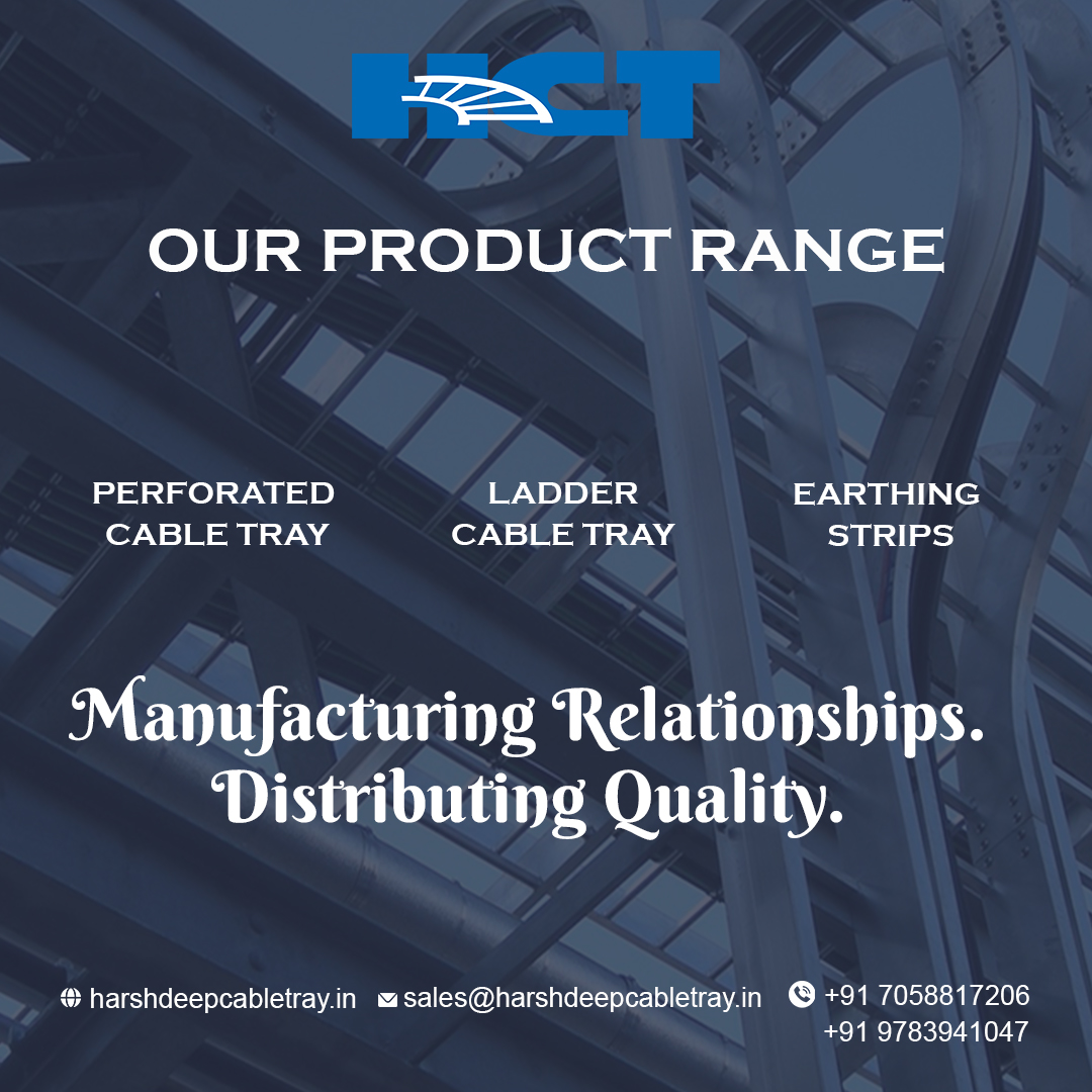 CableHarshdeep's tweet image. We provide entire range of quality-approved perforated cable tray.

Web: harshdeepcabletray.in
Email: sales@harshdeepcabletray.in
Phone: +91 7058817206
              +91 9783941047

#hct #quality #productrange #perforated #laddercabletray #earthingstrips #cabletray