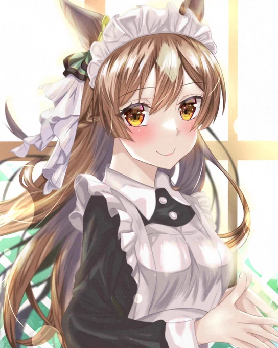 #メイドの日
あら!うちにも居ました✨
#サトノダイヤモンド #ウマ娘 