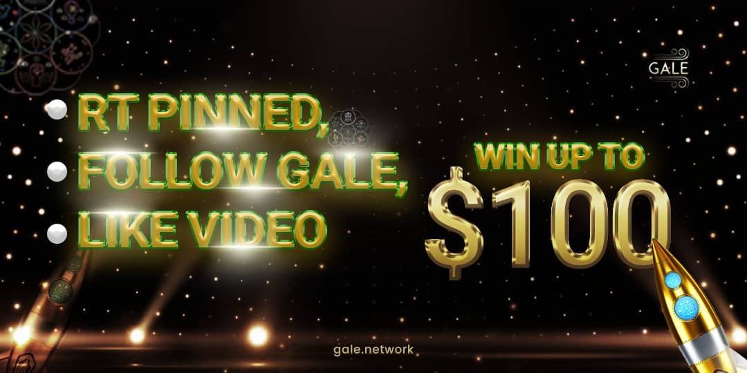 YubiwaChain's tweet image. GALEプロジェクトのレビューはすでに私たちのチャンネルにあります！
youtu.be/V6rqJL5RFNI
100ドルの宝くじに参加するには、プロジェクトのTwitterに登録し、少なくとも1つのトークンを購入する必要があります。
Website - gale.network
Twitter -