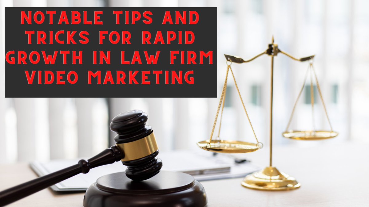 aashima844's tweet photo. Best tips and tricks for law firm video marketing that has helped many in this niche to grow.

Read our article - https://t.co/OmTx4hnLuK

#lawfirmvideomarketing #legalknowledge #legalvideos #legalcontent #legalupdates #lawwiser https://t.co/eRVlObNZbd