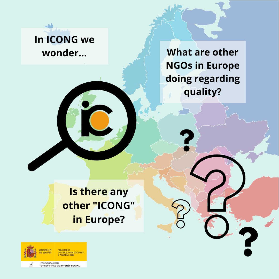 ICONG_CALIDAD's tweet photo. En ICONG nos preguntamos... ¿qué estarán haciendo otras ONG de Europa en temas de calidad? ¿Hay algún otro "ICONG" en Europa?
In ICONG we wonder... What are other NGOs in Europe doing regarding quality? Is there any other "ICONG" in Europe?
#qualityNGO #calidadONG #Europe https://t.co/Qavw1VeIkv