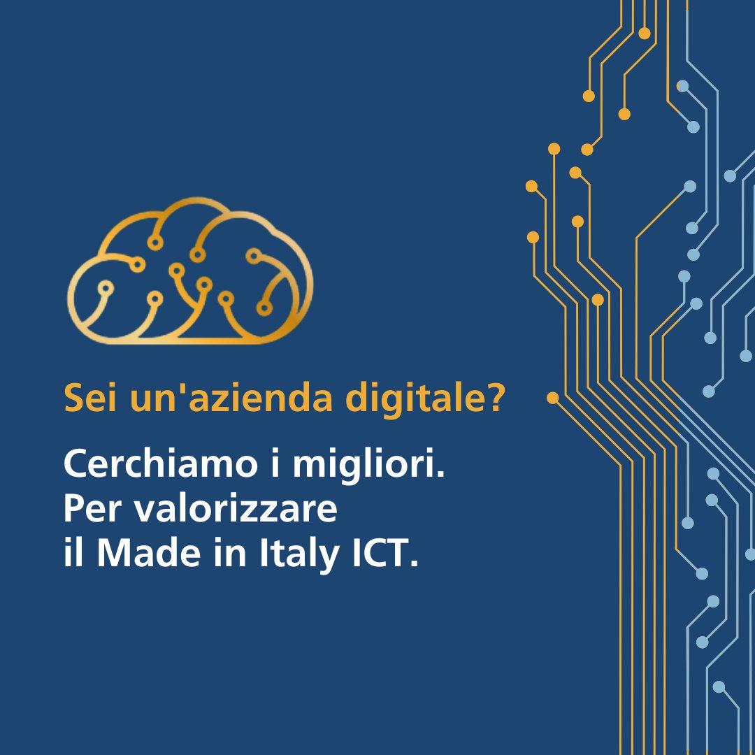 Assintel's tweet photo. Sei un'azienda digitale?
Hai delle best practice in ambito #AI o #Blockchain?
💡 Candidati agli Assintel Digital Awards 2022: https://t.co/aEH6DceZ7V
@soiel_it @AI_x_IA #italia4blockchain https://t.co/mjxM8Uhpmi