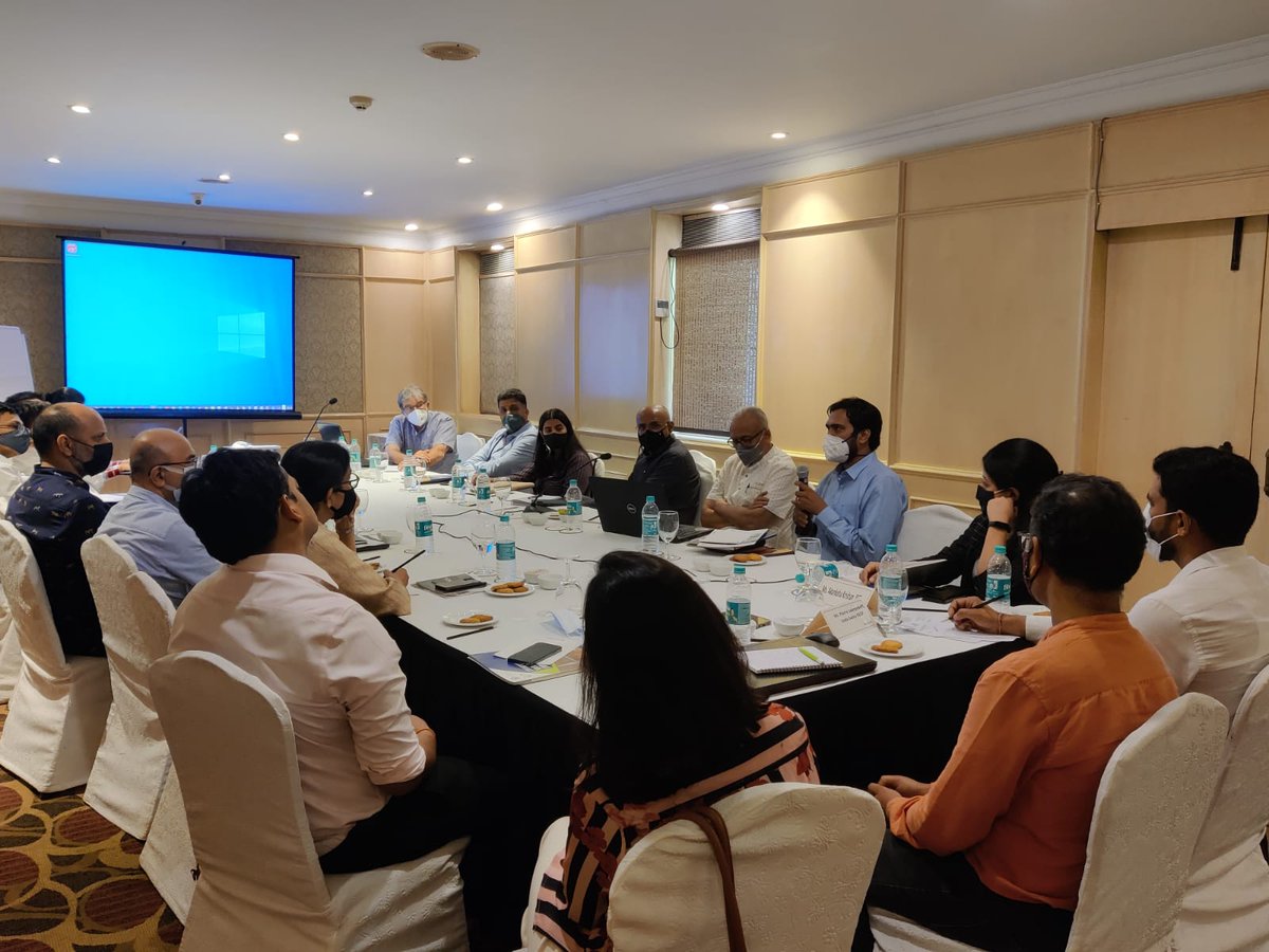 beep_india's tweet photo. Glimpses from the #BEEP roundtable meeting on #EMSyS which was organised to bring together government officials, architects and key players of the EMSyS industry to deliberate on ways to mainstream the use of EMSyS in #India.
#netzeroenergy #ThermalComfortforAll https://t.co/agiONAJ3sG