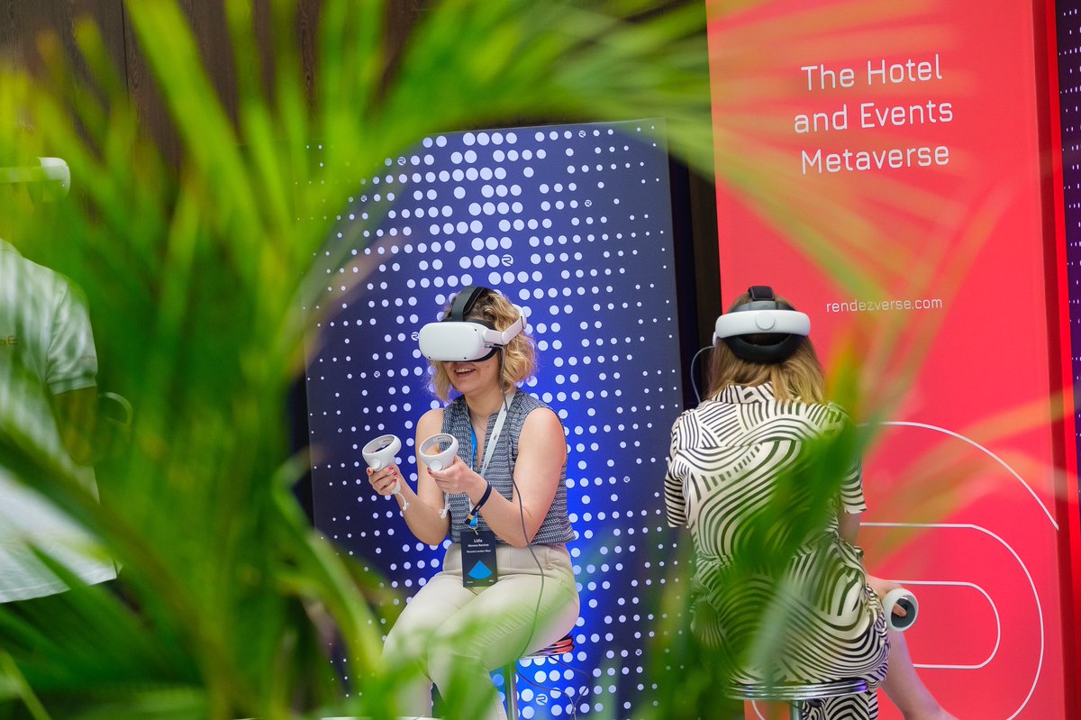 rendezverseai's tweet photo. Delighted with the reaction to RendezVerse so far. It’s fantastic to be showing how far we have come with the people who matter the most. Thanks to our partners @miforums.

#metaverse #web3 #rendezverse #corporatemetaverse #rendezverse https://t.co/w0KfUYHrRd