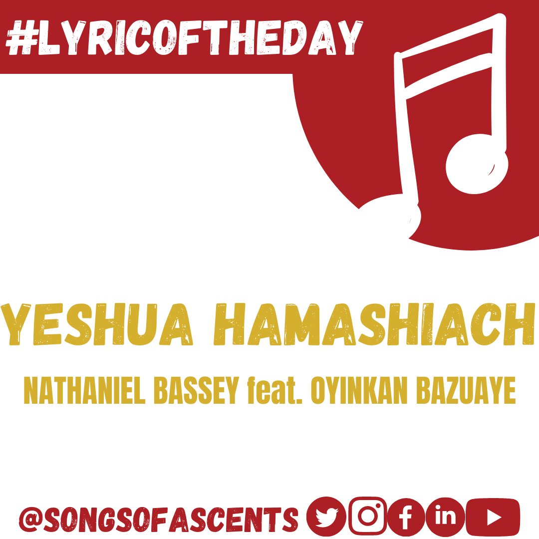 Yeshua Hamaschiach - @nathanielblow  ft Oyinkan Bazuaye 

#songoftheday 
#songotheday 
#songoftheday🎶 
#songoftheday🎧 
#songoftheday🎶♥️ 
#songoftheday🎶♥️ 
#songoftheday🎧🎤 
#songoftheday 
#songsofascents