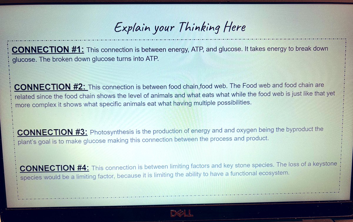 TFY77's tweet photo. Tried hexagonal thinking for the first time with my students as a bio final exam review. It was great to see the various ways students could relate concepts to demonstrate understanding &amp; show where holes still exist. #hexagonalthinking #formativeassessment https://t.co/uhEAp4hJmR