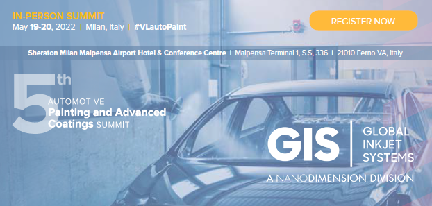 GisInkjet's tweet photo. See @DebbieThorp, Business Development Director, present Ink Jetting Automotive Hard Coats at The Automotive Painting &amp; Advanced Coatings Summit, Milan, Italy, in May. Register here: https://t.co/wbbrzJJUGb 
#inkjetprinting #directtoshape #globalinkjetsystems #software #autoexpo https://t.co/lb7foKBmjx