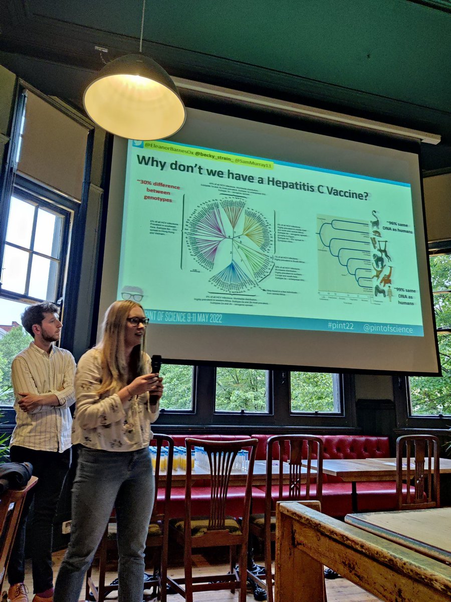 BenStrain9's tweet photo. A very successful sold out @pintofscience event last night with great talks from @EleanorBarnesOx @SamMurray13 @becky_strain_ and @CRUKresearch . Two more to go! https://t.co/n7SJNTRggs