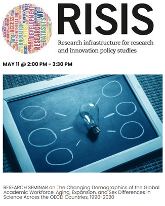 SilviaCDobre's tweet photo. 📢#RISISCommunity #TalkAboutRISIS #18RISISResearchSeminar
👩🏻🎓👨🏻🎓Exploring changing #Demographics of global #Academic #workforce in #Science across #OECD, 1990-2020
📆11 May
🕐1PM BST
🗣️
@Marek_Kwiek
#MarekTalks
@SaminAref
▶️https://t.co/VvmClhpBL9
#WomenInSTEM #AcademicTwitter https://t.co/qloErbAFkv