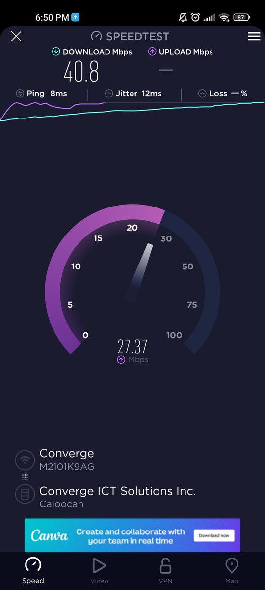 MaximilianDeGu1's tweet photo. Let's go @ExperienceCNVRG

#showoffyourspeed #ExperienceBetter #ConvergeSpeedtestChallenge  
FiberX Plans 1500 https://t.co/GJ1xEo1u0g