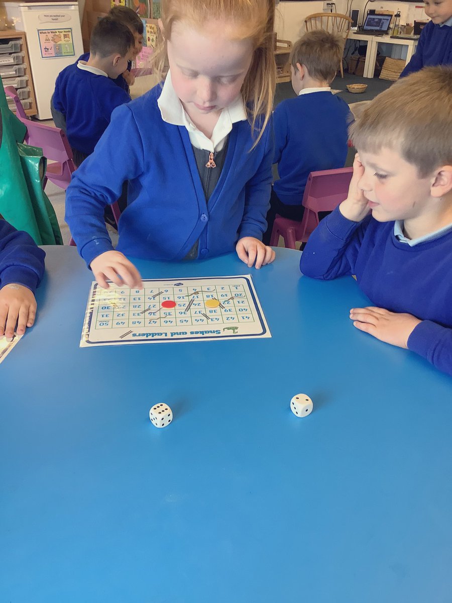 IPMATAshGrove's tweet photo. A buzzing atmosphere in maths today!
The children in Reception are applying their maths skills in the game of Snakes and Ladders and they are finding it very exciting!
#EYFSmathematics https://t.co/BgCDINKgge