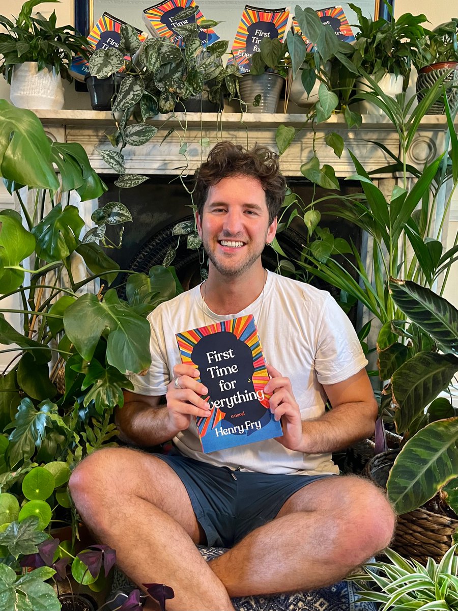 IT’S OUT! My #debutnovel #FirstTimeForEverything is now available in various places & various formats from @randomhouse & @orionbooks. I wrote it for anyone searching for their place in the world, to celebrate the #LGBTQ community & for houseplant fans. 🌵❤️🏳️‍🌈