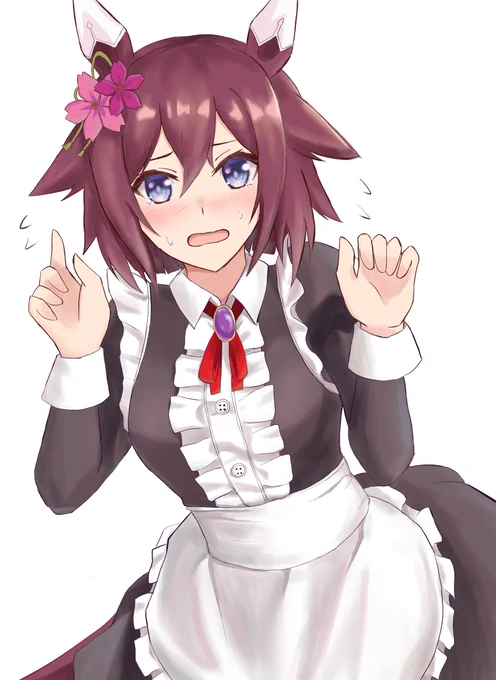 メイド服チヨちゃん
#ウマ娘 