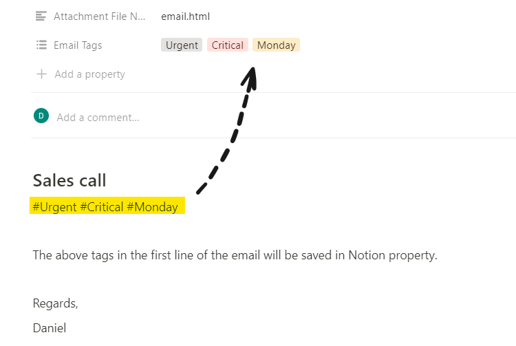 taskrobin's tweet photo. 📣 New feature release (beta)!

You can now include a line* of #hashtags when you forward your emails to @taskrobin to save emails with tags in @NotionHQ

* Write all your tags in the first line of the forwarded message! e.g. #taskrobin #notion #notiontwt https://t.co/K4LR6kIpJX