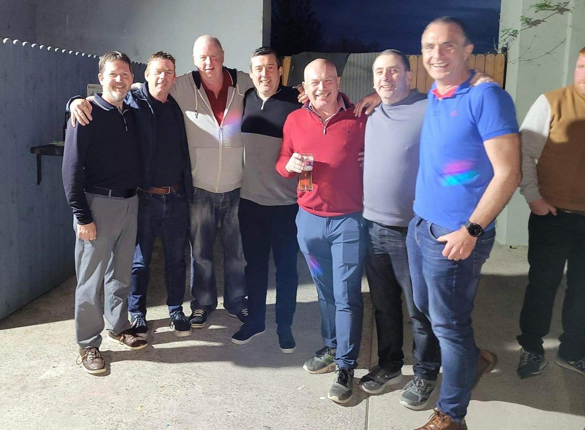 50 years young today, it was just fantastic catching up with these lads at the weekend, thanks for the night men.