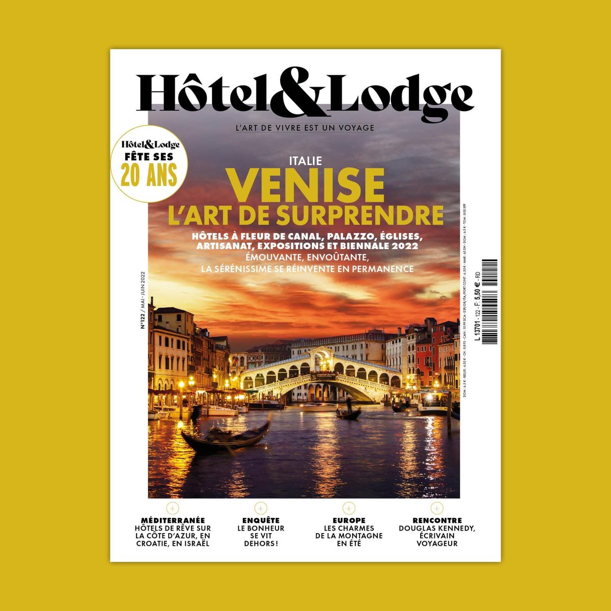 <a href="/HtelLodge1/">Hôtel & Lodge</a> fête ses 20 ans !
Découvrez la couverture du nouveau numéro en kiosque le 13 mai.