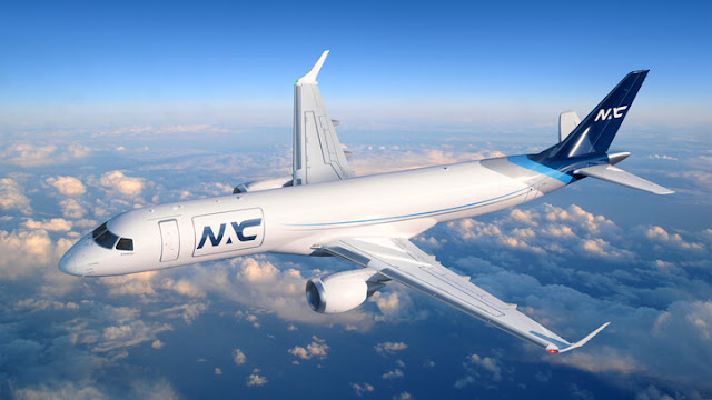 Embraer e NAC fecham primeiro acordo de conversão de aeronaves cargueiras para até 10 E190F/E195F 
#Embraer #embr3 #NAC #cargo #E190F #E195F 
bit.ly/37vo9ez