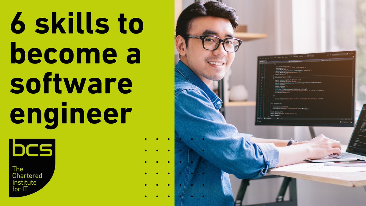 Software engineers are highly sought after in the tech industry, but how do you become one⁉️

We're offering you 6 simple steps to secure a career in #softwareengineering
Find them here 👉 hubs.ly/Q019WqZK0

#technology #techcareers #software #softwareengineer