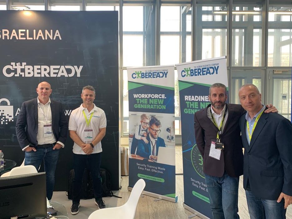CybeReady's tweet photo. Thank you, Eylam Tamary and Simone Fratus, for helping us make #Cybertech a huge success and introducing the new generation of our #Security Awareness Training platform to more busy #infosec teams worldwide!
#cybersecurityawareness #cybersecurity
@Cybertech_Globl #CybertechEU https://t.co/Svfvwt3K7n