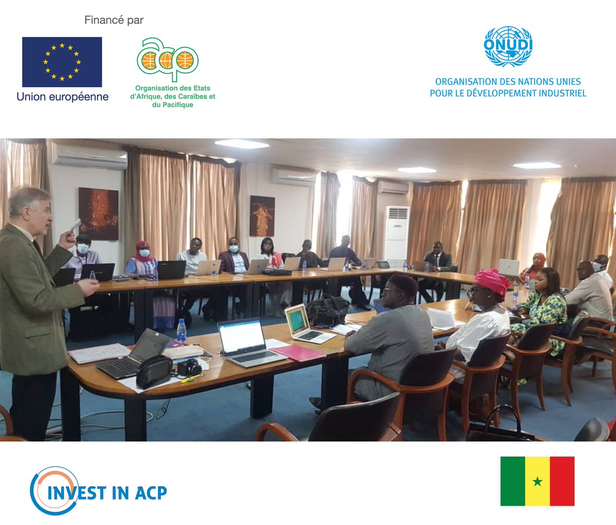 UNIDOInvest's tweet photo. 🇸🇳
In the context of @UEauSenegal @PressACP-funded #ACPBizFriendly, @UNIDOInvestment delivered a training on its #COMFAR tool from May 3-6 in #Senegal.
There were 18 representatives from @sa_apix #ADEPME @BMNSenegal @ChambreDakar #AgropoleProject @Groupe_PETROSEN @Asepexgouv https://t.co/ksMsiaNTAk