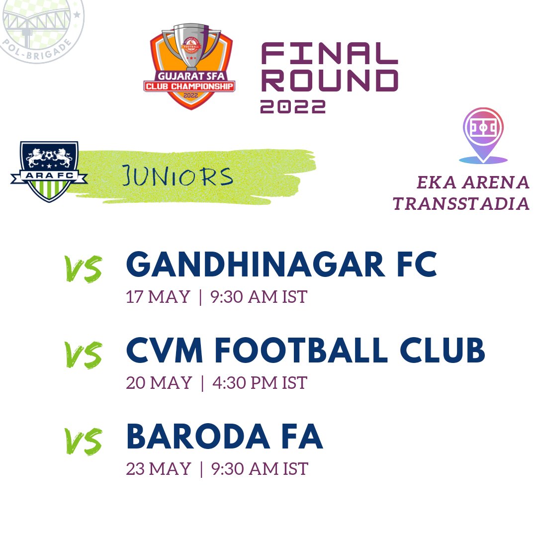 Pol Brigade Amdavadi - ARA FC tweet media