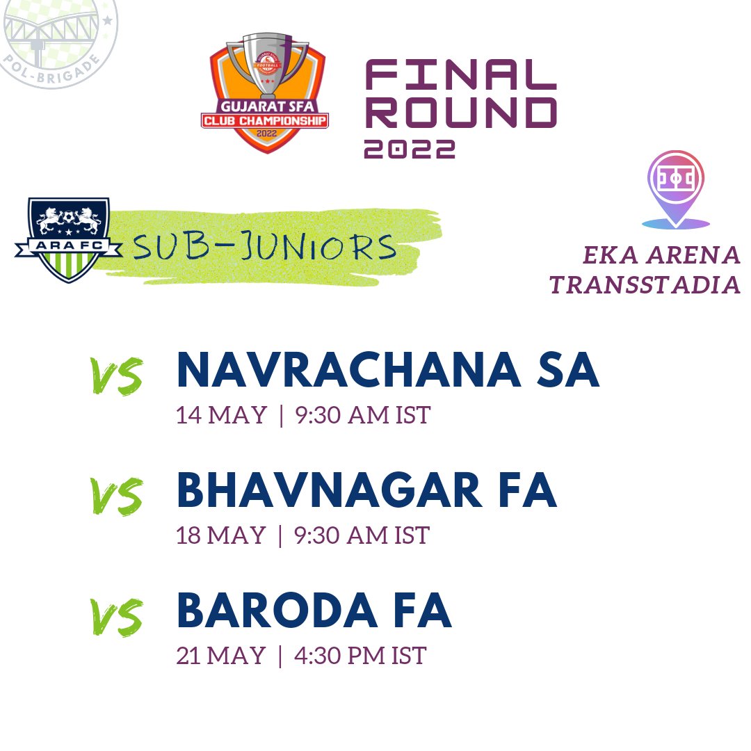 Pol Brigade Amdavadi - ARA FC tweet media
