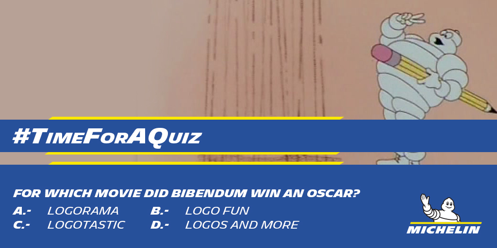 MichelinIndia's tweet photo. Bibendum has had a long and distinguished career. Can you guess for which movie he won an Oscar? #MichelinIndia #TimeForAQuiz https://t.co/jQeP1yM5KJ