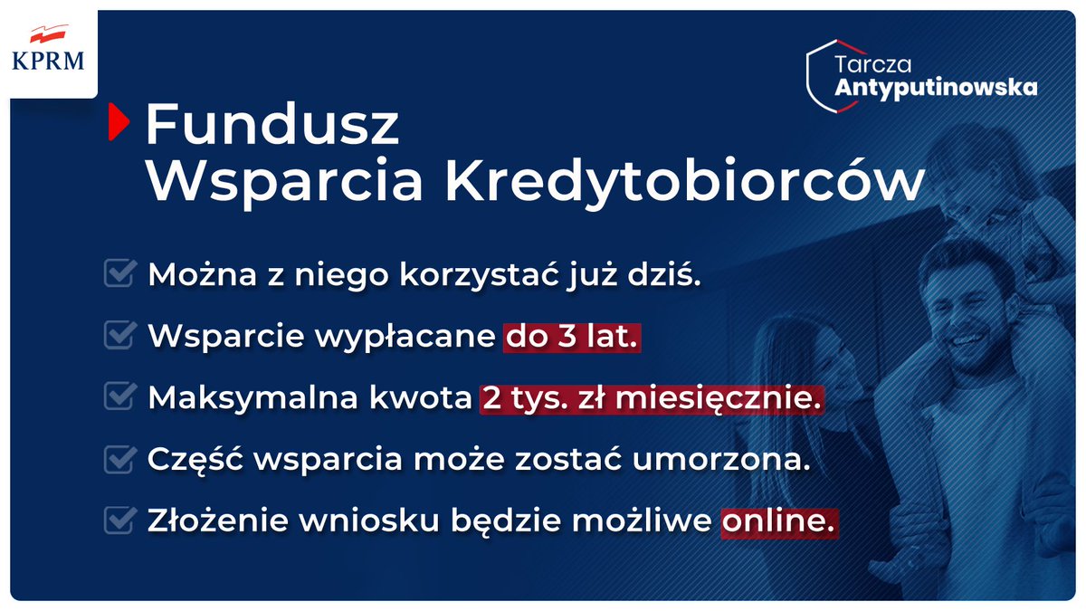 PremierRP's tweet photo. 🤝 Fundusz Wsparcia Kredytobiorców ⤵ https://t.co/iCoGDB8BDr