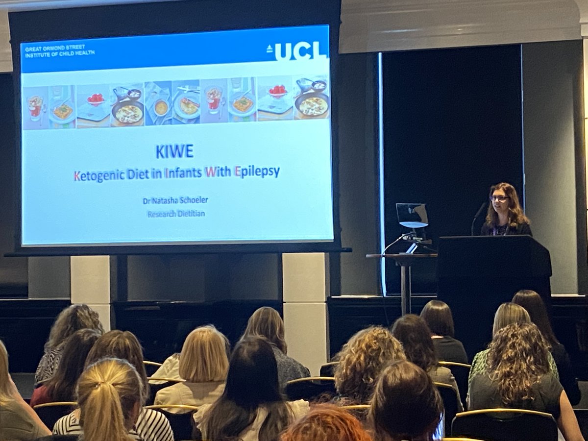 We are really looking forward to hearing from Dr Natasha Schoeler @natashaschoeler about a multi-centre RCT investigating the effectiveness and safety of the KD in children with epilepsy under 2 years, who have failed to respond to two or more AED! #KetoConference22