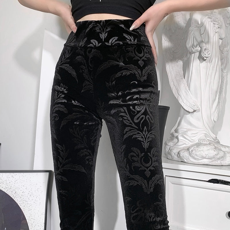 🤯 You won’t believe this! Women's Goth Punk Dark Print Tight Skinny High Waist Pants selling at £19.88 🤯
by Young Savage  ⏩ bit.ly/3N99m8N
🚀 Selling out fast so be quick! 🚀