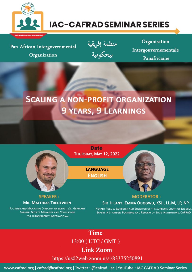 CAFRAD Pan African Intergovernmental Organization tweet media