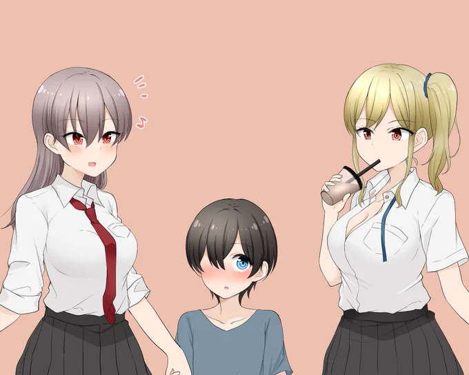 お姉さんに挟まれると女の子になっちゃうタイプの男の子再 