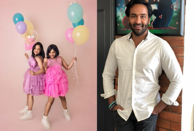 ians_india's tweet photo. Telugu actor #VishnuManchu's (@iVishnuManchu) daughters Ariaana and Viviana are set to croon a song in his upcoming yet-to-be-titled film. The song has been composed by #AnoopRubens with lyrics furnished by Bhaskarabhatla Ravi Kumar.
Read: https://t.co/vpgHVRyH51 https://t.co/BNMJXJQz0S