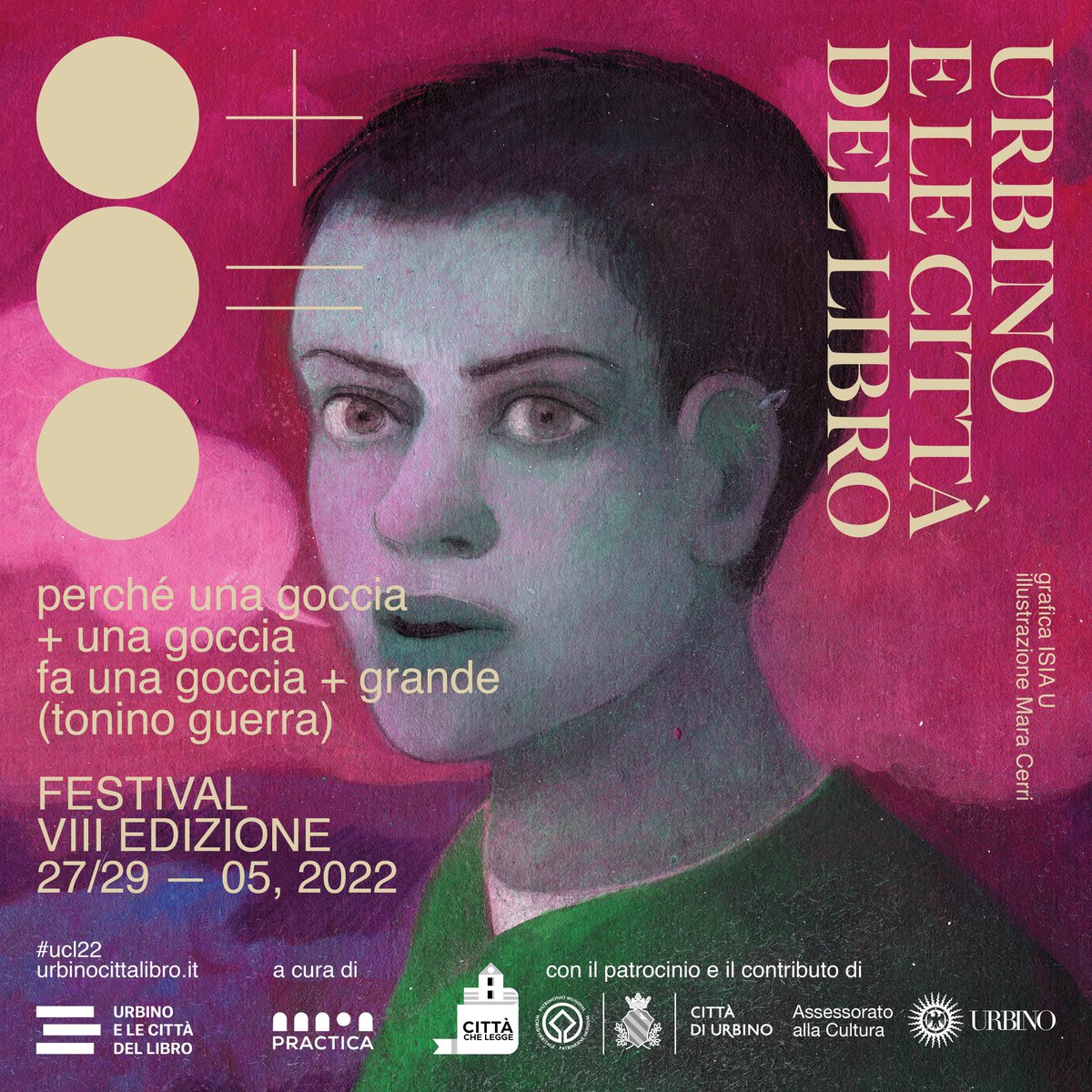 Urlibro's tweet photo. Online le prime anticipazioni per scoprire l'VIII edizione di Urbino e le Città del Libro #ucl22 👉
https://t.co/qv1XcnCWqQ
✴️Grafica @isiaurbinotweet 
✴️Illustrazione #MaraCerri https://t.co/q9XaoMlAui