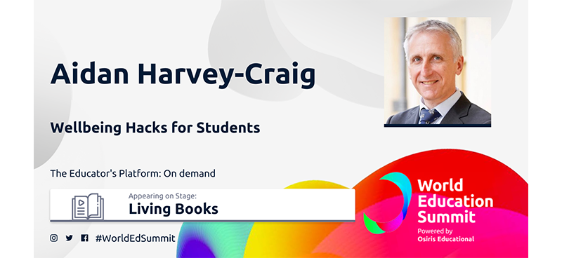 World Education Summit | Living Books 

Join Andrew Cowley, Liz Bates and Aidan Harvey-Craig as they showcase their books on wellbeing and mental health.

bit.ly/3L0tQig

<a href="/andrew_cowley23/">Andrew Cowley</a>
<a href="/psychologyhack/">Aidan Harvey-Craig</a>
#WorldEdSummit #MentalHealthAwarenessWeek