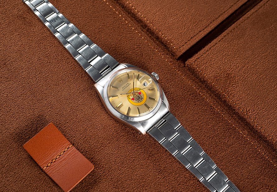 THCPAGE's tweet photo. 1973 Rolex Oysterdate Ref 6694 - Abu Dhabi Defence Force https://t.co/oAMEAIBTKB