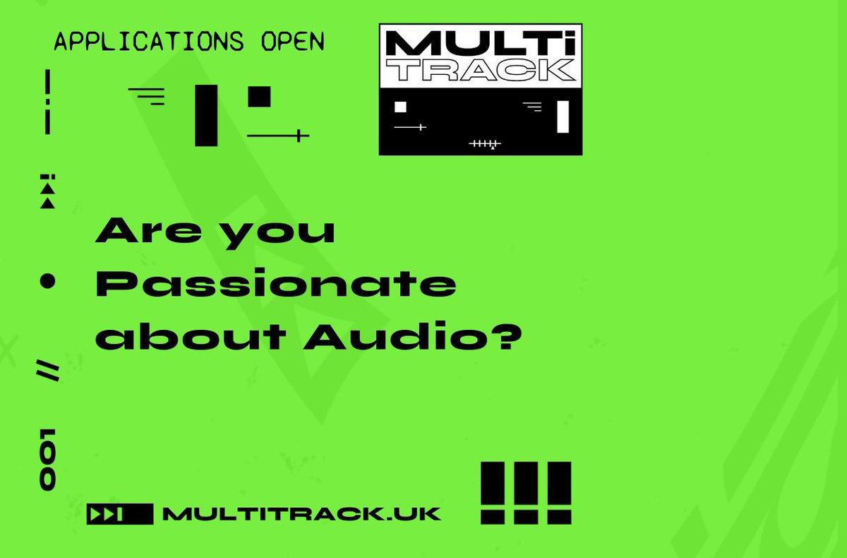 _multitrack's tweet photo. How’s your application going?
We’re looking for passion for audio, be as geeky as you like!
There is no upper age limit but you must be 18 or over and be able to work in the UK. The fellowship runs from Sept -Dec.
Applications open until 16th of May
#multitrack2022 https://t.co/HfN2sI8FvU