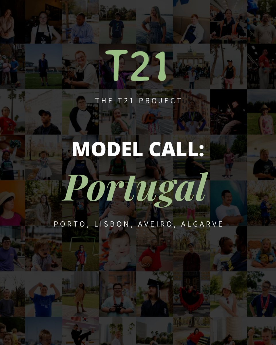 Can you help? We're looking for individuals with Down syndrome to photograph in Portugal for the month of May! Anyone interested can email TheT21Project@gmail.com