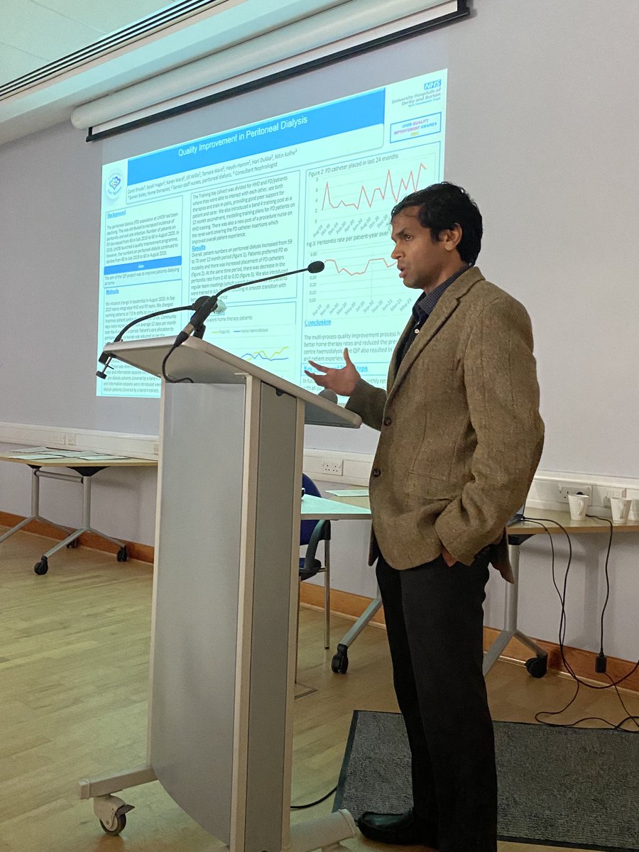 wilkiemart's tweet photo. Hari Dukka shares learning the home therapies QI program from Derby #pdlive @Kidney_Research @UKRenalRegistry @ISPD1 @renalpages https://t.co/5ULLO8qCwe
