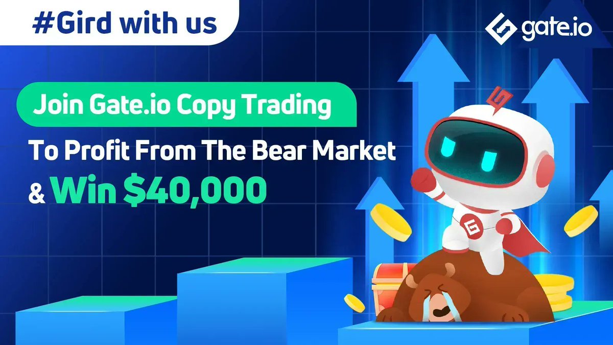 Gate's tweet photo. 😍Join https://t.co/8kWqgEeplL Copy Trading & Make Profit In Bear Market!🌟
👉 $40,000 Up For Grabs
👉Join: https://t.co/dP9WPbm4re
😎Copy Trading Homepage: https://t.co/z6RviD6j64
#Gridwithus #gateiocopytrading https://t.co/GYyoBkLl3Q