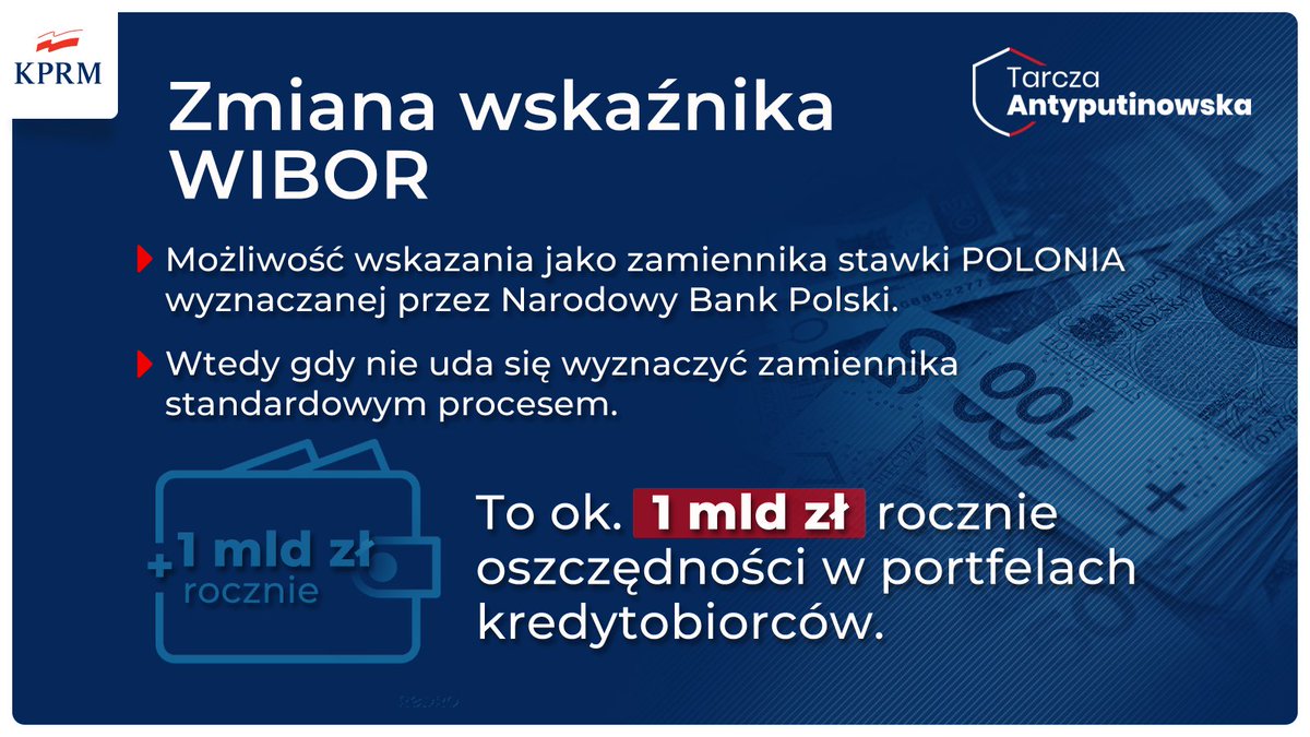 PremierRP's tweet photo. 📈 Zmiana wskaźnika WIBOR ⤵ https://t.co/NJCHaXkVkr