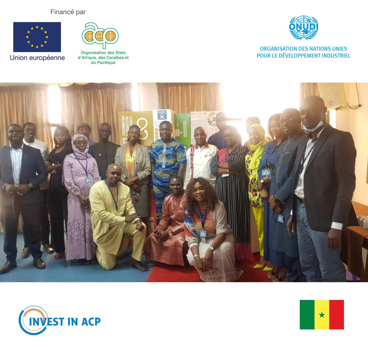 UNIDOInvest's tweet photo. Avec l'appui financier de @UEauSenegal @PressACP
#ACPBizFriendly, les participants de ≠ institutions ont suivi la formation #COMFAR qui a renforcé la capacité de mener des analyses de faisabilité et de rapport, permettant une prise de décision de haute qualité au #Sénégal #ODD9 https://t.co/89ONe1aLJ0