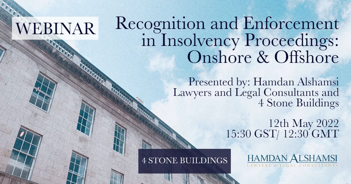 There is still time to sign up for our joint webinar: 𝗥𝗲𝗰𝗼𝗴𝗻𝗶𝘁𝗶𝗼𝗻 𝗮𝗻𝗱 𝗘𝗻𝗳𝗼𝗿𝗰𝗲𝗺𝗲𝗻𝘁 𝗶𝗻 𝗜𝗻𝘀𝗼𝗹𝘃𝗲𝗻𝗰𝘆 𝗣𝗿𝗼𝗰𝗲𝗲𝗱𝗶𝗻𝗴𝘀: 𝗢𝗻𝘀𝗵𝗼𝗿𝗲 𝗮𝗻𝗱 𝗢𝗳𝗳𝘀𝗵𝗼𝗿𝗲 taking place on Wednesday. 

Register here: us06web.zoom.us/webinar/regist…