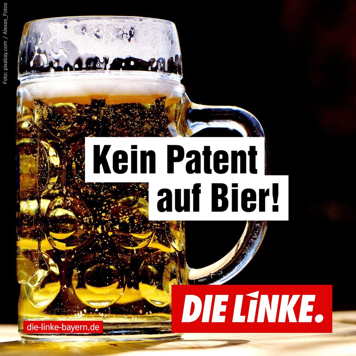 LINKE_Bayern's tweet photo. Brauereikonzerne beantragen immer wieder #Patente auf #Braugerste. Obwohl die Zuchtverfahren, weder neu noch technisch sind, beanspruchen die Konzerne #Saatgut, #Geste, Ernte sowie Lebensmittel & Getränke, die daraus hergestellt werden, als ihre Erfindung. 1/2 https://t.co/ziw6XBfC3o