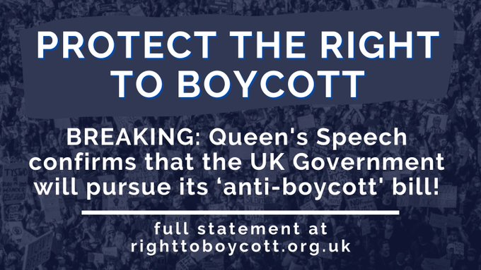 OBaghriche's tweet photo. Don't let this stand! Write to your MP today using @PSCUpdates template message https://t.co/CTJhO8yPsn #RightToBoycott https://t.co/vZeThAhXgI