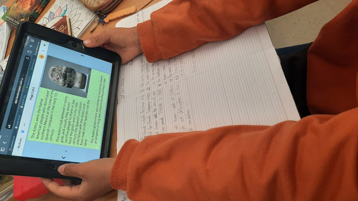 Debisa64592273's tweet photo. Sharing our investigation about Ancient Civilization, students creating informational books using book creator. #wwatp #learningatwis #pyp #bookcreator https://t.co/xRN4AzmJ1b